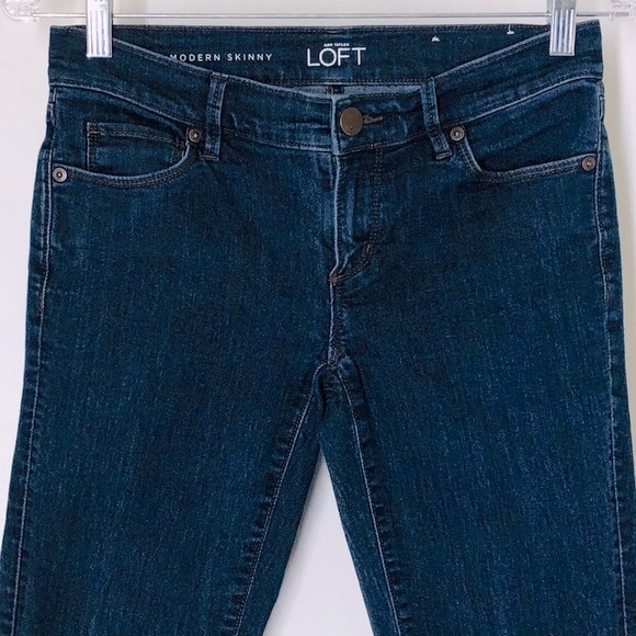 LOFT Ann Taylor Modern Skinny women blue Jeans NWOT - Picture 4 of 8